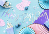 Birthday Banner - Happy Birthday - Iridescent - 16.5 x 62 cm