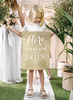 Jute banner - Here Comes The Bride - 41 x 51 cm 