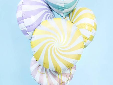 Foil balloon - Candy - Bright yellow - 35 cm