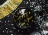 Foil balloon - Happy New Year - 45 cm - Black