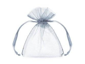 Organza bags - Silver - 20 pieces - 7.5 x 10cm