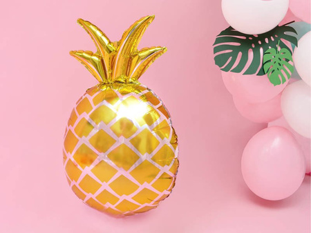 Foil balloon - Pineapple - Gold - 38 x 63 cm