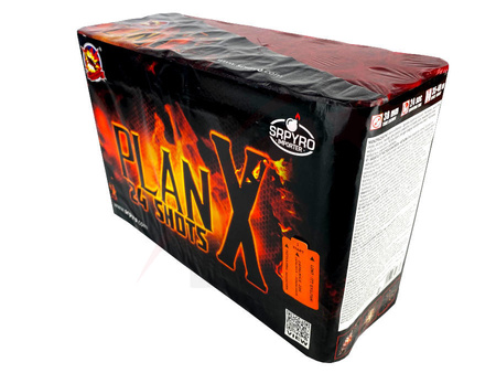 PLAN X launcher - 24 shots - 38mm - CLE4076 - SRPYRO