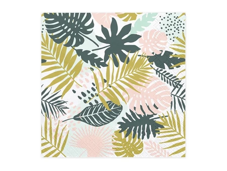 Paper napkins - Aloha - Leaves - 20 pieces - 33x33cm