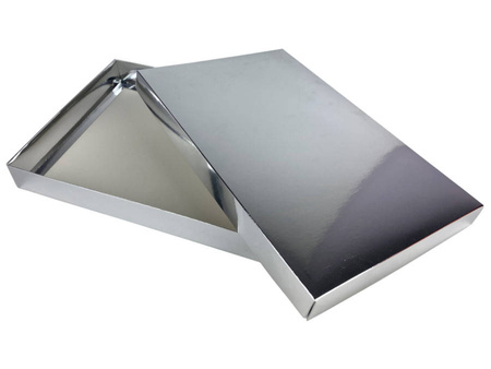 Laminated Box - Silver - 350x240x40 mm