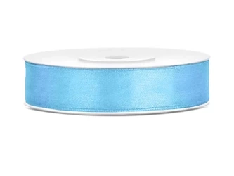 Satin ribbon - Blue - 12mm/25m