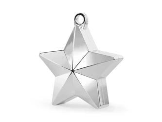 Helium balloon weight - Star - Silver