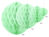 Tissue paper ball - Pistachio - 40 cm - 1 pc.