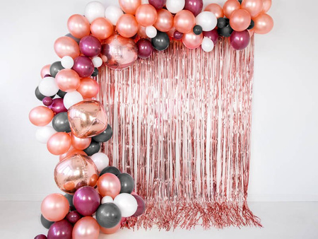 Strong 30cm Balloons - Metallic Rose Gold - 50 pieces