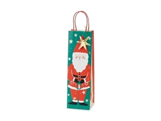 Gift bag - Santa Claus - 11x36x10 cm