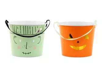 Candy Buckets - Halloween - 13,5cm - 2 pcs.