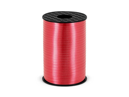 Plastic Ribbon - Red - Matte - 225m / 5mm