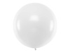 Round balloon - 1 m - Pastel White