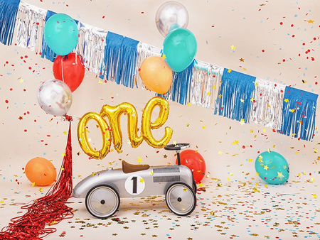 Foil balloon - One - Gold - 66 x 37 cm