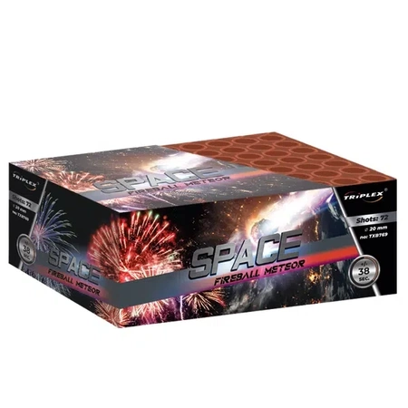 METEOR FIREBALL DISPLAY - 72 Shots - 20mm - TXB769 - Triplex