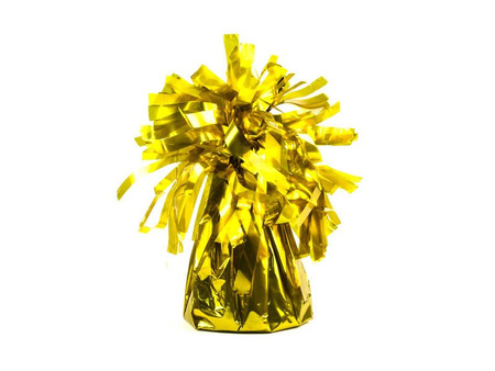 Helium balloon weight - foil - gold