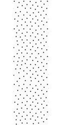 Wrapping Paper - White - Black Stars - 68.5 x 100 cm