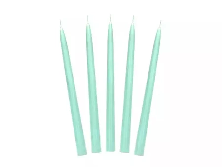 Tapered Candle - Matte - Marine - 24 cm - 10 pieces