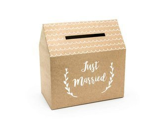 Envelope Box - Just Married - Kraft - 30 x 30.5 x 16.5 cm