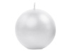  Ball Candle - Metalized - Pearl - 8cm - 1 piece