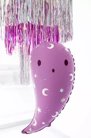 Pink Foil Ghost Balloon - 41 x 70 cm - Halloween