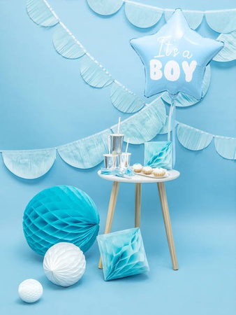 Foil balloon - Blue Star - It's a Boy - 48 cm