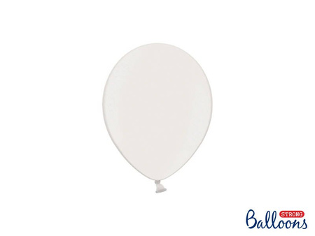 Strong balloons 12 cm - Metallic Pure White - 100 pcs.