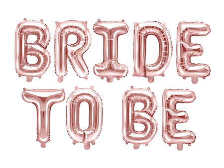 Foil balloon - Bride To Be - Pink Gold - 340 x 35 cm