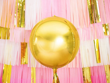 Foil balloon - Ball - Gold - 40 cm