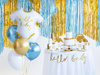 Cake topper - Alphabet - Gold - 53 pieces