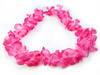 Hawaiian Necklace - Flowers - Pink - 100 cm