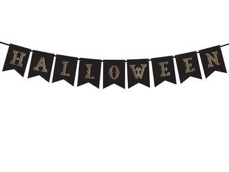 Banner - Halloween - Black - 20 x 175 cm