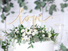 Wooden cake topper - Love - 16 cm