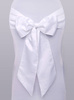 Chair sashes - 0,15 x 2,75 m - white - 10 pcs.