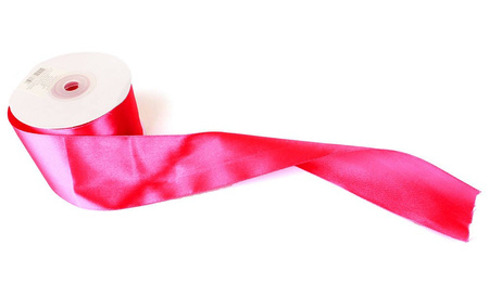 Satin ribbon - Dark pink - 50mm / 1m