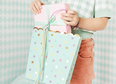  Gift bag Stars - 22 x 23 x 8 cm