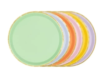 Paper plates - 21 cm - 6 pieces