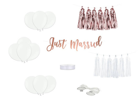 Car decoration - Just Married - Set