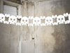 Paper Garland - Skulls - White - 300cm