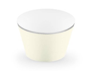 Muffin cups - Light cream - 6 pieces