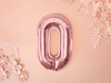 Foil balloon - Letter "O" - Pink Gold - 35 cm