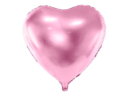 Foil balloon - Heart - Light pink - 61 cm