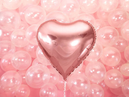 Foil balloon - Heart - Pink Gold - 61 cm