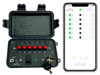 System for remote detonation - firing of fireworks - WiFi - Mobile - Application