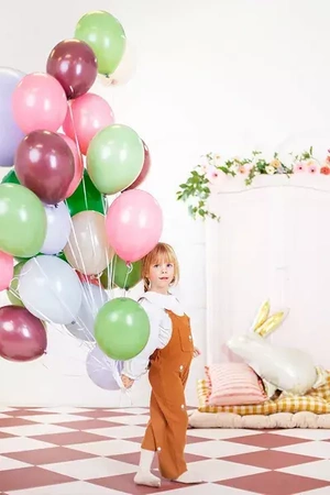 Strong 30cm balloons - Pastel Prune - 100 pcs.