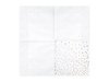 Paper napkins - Dots - White - 33x33cm - 20 pieces