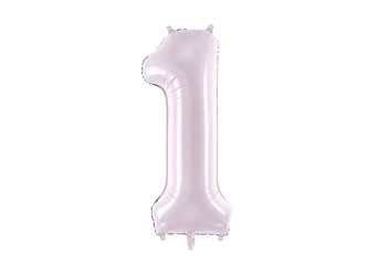 Foil balloon - Number 1 - Purple - 72cm