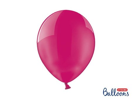 Strong 30cm Balloons - Crystal Hot Pink - 100 pieces