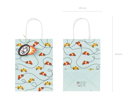 Gift bag - Cars - 10.5 x 18 x 25cm