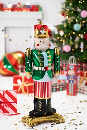 Foil balloon, standing - Nutcracker - 34x85 cm